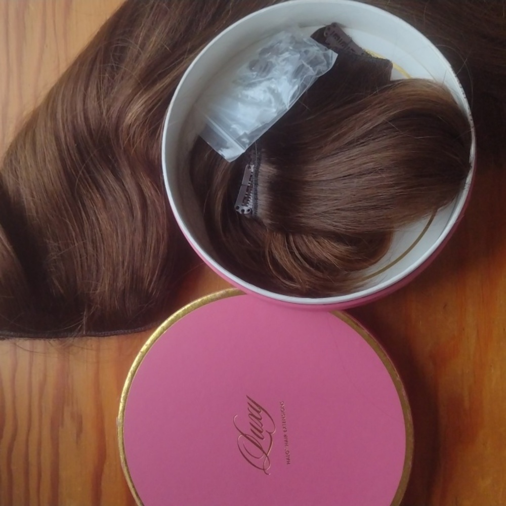 Luxy 20 inch Chocolate Balayage Halo Extensions